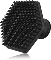 VWMYQ Silicone Face Scrubber for Men, Gentle Exfoliator Pad & Massager, Facial Cleansing Brush Silicone Face Wash Brush Removes Dead & Dry Skin (Black) Retailxpres