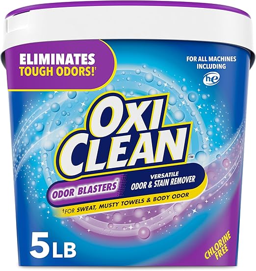 OxiClean Odor Blasters Versatile Odor and Stain Remover Powder, 5 lb Retailxpres