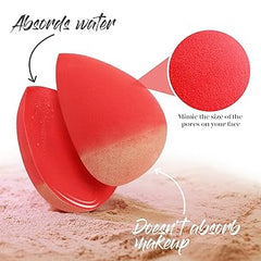 BEAKEY Makeup Sponge Set 5 Pack Micro Porous Low Absorption Soft Latex Free Foundation Beauty Sponges & Blenders for Powder Cream Retailxpres