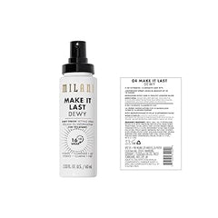 Milani Make It Dewy Setting Spray 3 in 1- Hydrate + Illuminate + Set (2.03 Fl. Oz.) Makeup Finishing Spray - Makeup Primer & Hydrating Setting Spray Retailxpres