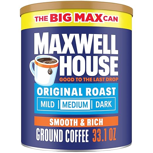 Maxwell House Original Roast Ground Coffee – 33.1 oz Canister Retailxpres