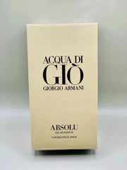 Acqua Di Gio Absolu by Giorgio Armani 4.2oz / 125ml EDP Cologne Men New In Box Retailxpres