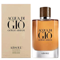 Acqua Di Gio Absolu by Giorgio Armani 4.2oz / 125ml EDP Cologne Men New In Box Retailxpres