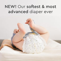 Baby Diapers - Size 1 (4-11 lbs), Half-Monthly Supply (72 Count), Leak Protection, Skin-Friendly, Ultrasoft, Perfume- & Chlorine-Free, Hypoallergenic, Dermatologist Tested, Oeko-TEX® Retailxpres