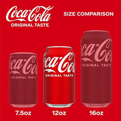 Buy Coca-Cola soda 12 pack original taste refreshing drink