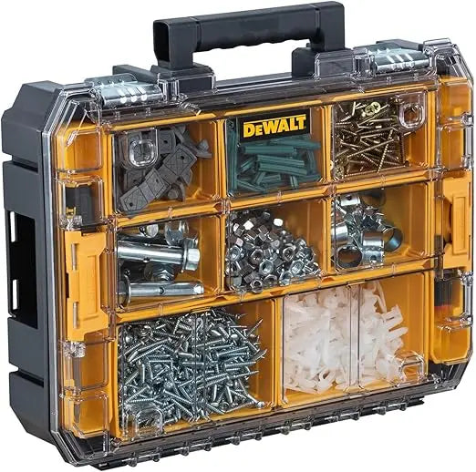 DeWalt TSTAK Storage Box Stackable Organizer with Clear Lid