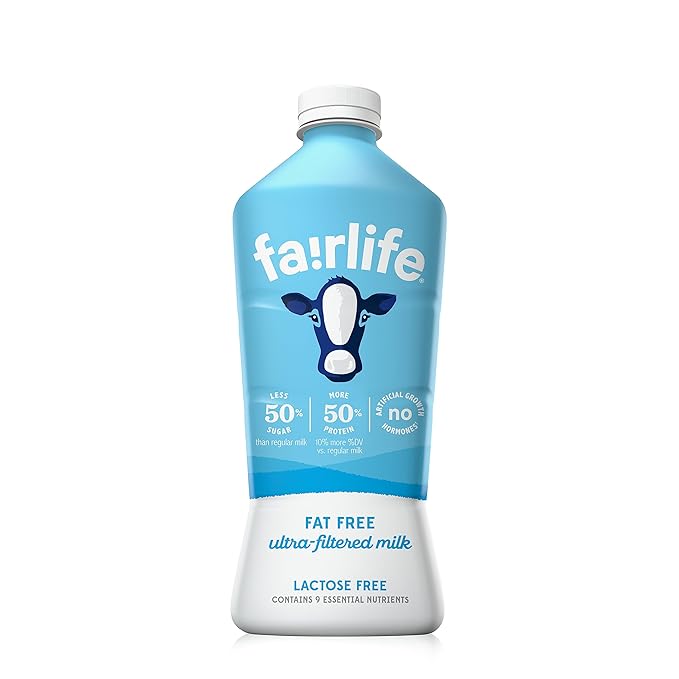 Fairlife Fat Free Ultra Filtered Milk, Lactose Free, 52 Fl Oz Retailxpres