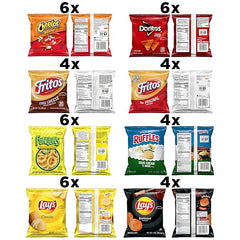 Frito-Lay Variety Packs, Party Mix, Single Serve Bags (40 Pack) Ifelshop