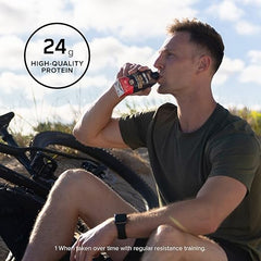 Optimum Nutrition Gold Standard Protein Shake, 24g Protein, Ready to Drink Protein Shake, Gluten Free, Vitamin C for Immune Support, Vanilla, 11 Fl Oz, 12 Count (Pack of 1) (Packaging May Vary) Retailxpres