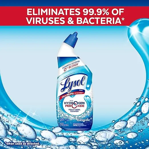 Lysol Toilet Gel Cleaner Pack of 2 β Ocean Fresh Scent β Order Online
