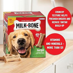 Milk-Bone Original Dog Treats Biscuits for Large Dogs, 10 Pounds (Packaging May Vary) Retailxpres