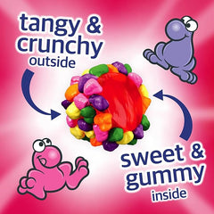 NERDS Gummy Clusters, Candy, Rainbow, Crunchy and Gummy, 8 oz Retailxpres