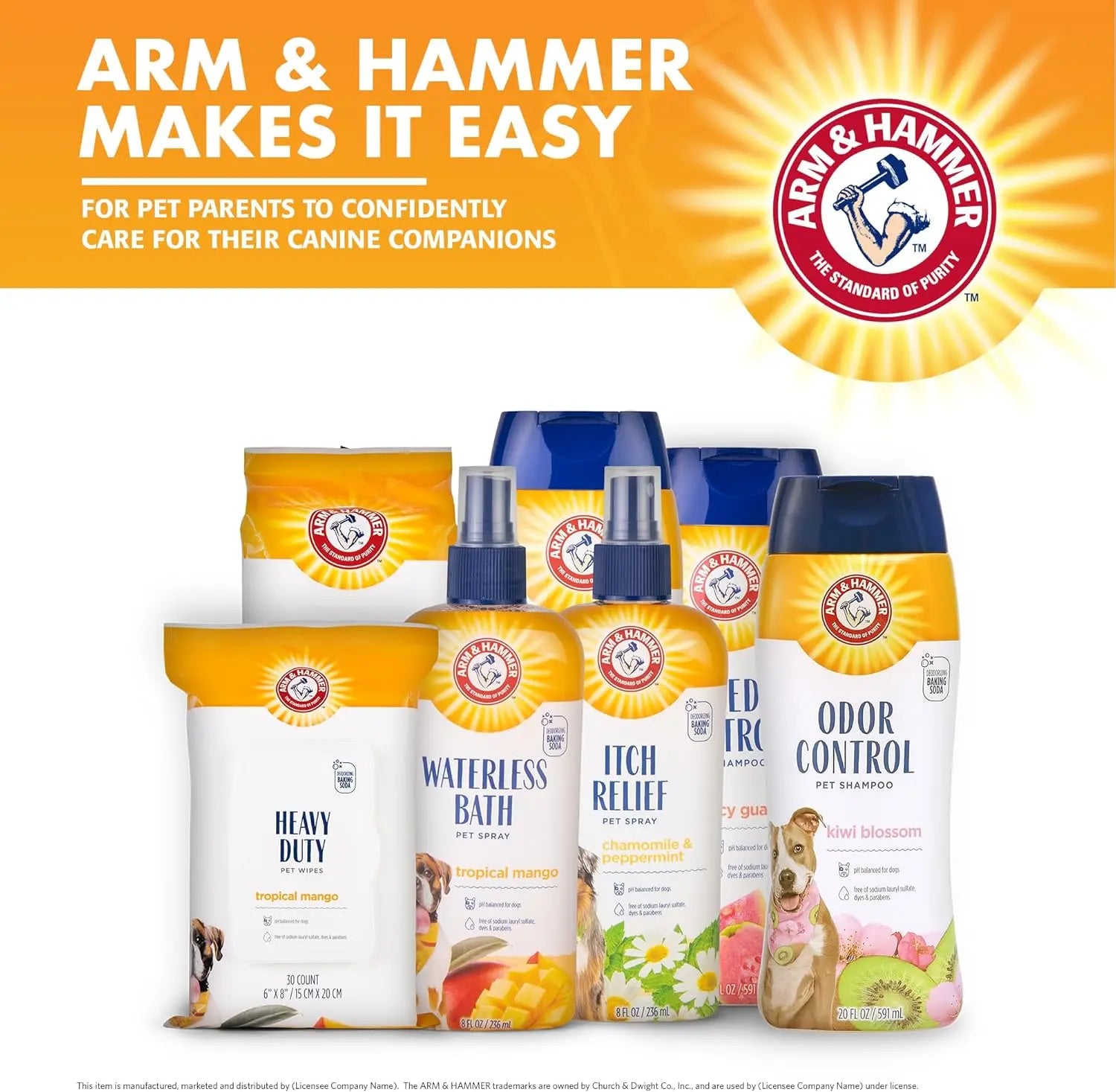Arm & Hammer for Pets Super Deodorizing Spray for Dogs | Best Odor Eliminating Spray for All Dogs & Puppies | Fresh Kiwi Blossom Scent That Smells Great, 8 Ounces Retailxpres