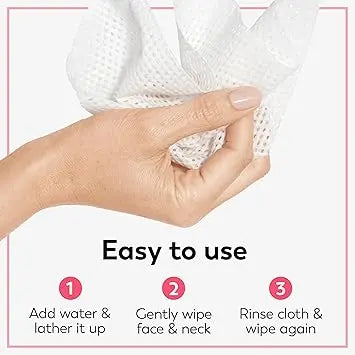 Olay Daily Facials, Daily Clean Makeup Removing Facial Cleansing Wipes, 5-in-1 Water Activated Cloths, Exfoliates, Tones and Hydrates Skin, 66 count Retailxpres