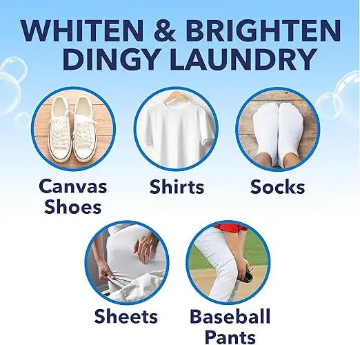 OxiClean White Revive Laundry Whitener and Stain Remover Power Paks, 24 Count Retailxpres