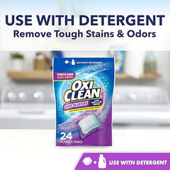 OxiClean Odor Blasters Odor and Stain Remover Laundry Power Paks, 24 Ct Retailxpres