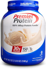 Premier Protein Protein Powder, 30g Protein, 1g Sugar, No Soy Ingredients, Gluten Free, Vanilla Milkshake, 29 Servings, 40.2oz Retailxpres