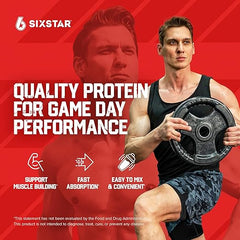 Six Star Whey Protein Powder Plus - Muscle Building & Recovery Formula with Whey Isolate Powder, BCAAs, 30g Protein, Immune Support - Post-Workout Supplement - Vanilla Cream, 1.8 lbs Retailxpres