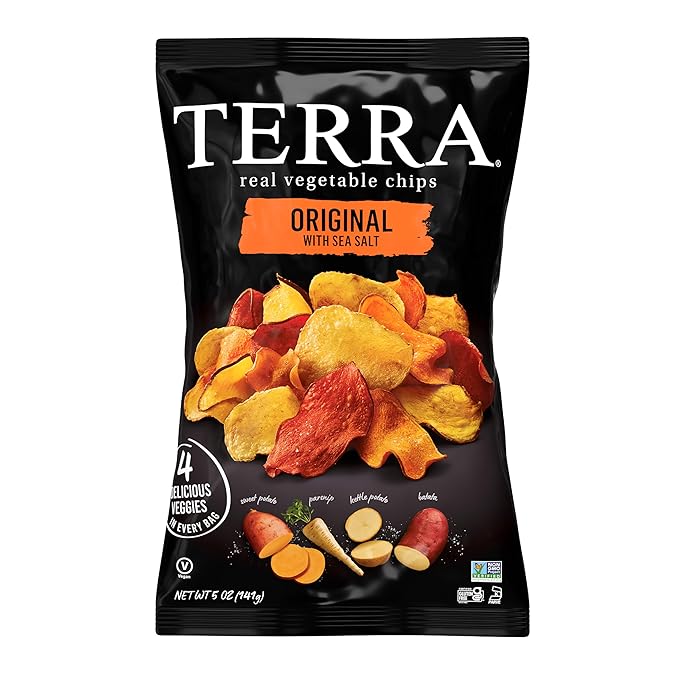 Terra Vegetable Chips, Original Vegetable Chips with Sea Salt, 5 oz Retailxpres