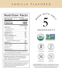 Truvani Vegan Pea Protein Powder | Vanilla | 20g Organic Plant Based Protein | 18 Servings | Keto | Gluten & Dairy Free | Low Carb | No Added Sugar Retailxpres