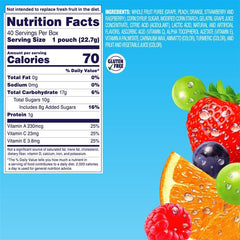 Welch's Fruit Snacks, Mixed Fruit Snack Box, Gluten Free, 0.8oz Snack Packs (Pack of 40) Retailxpres
