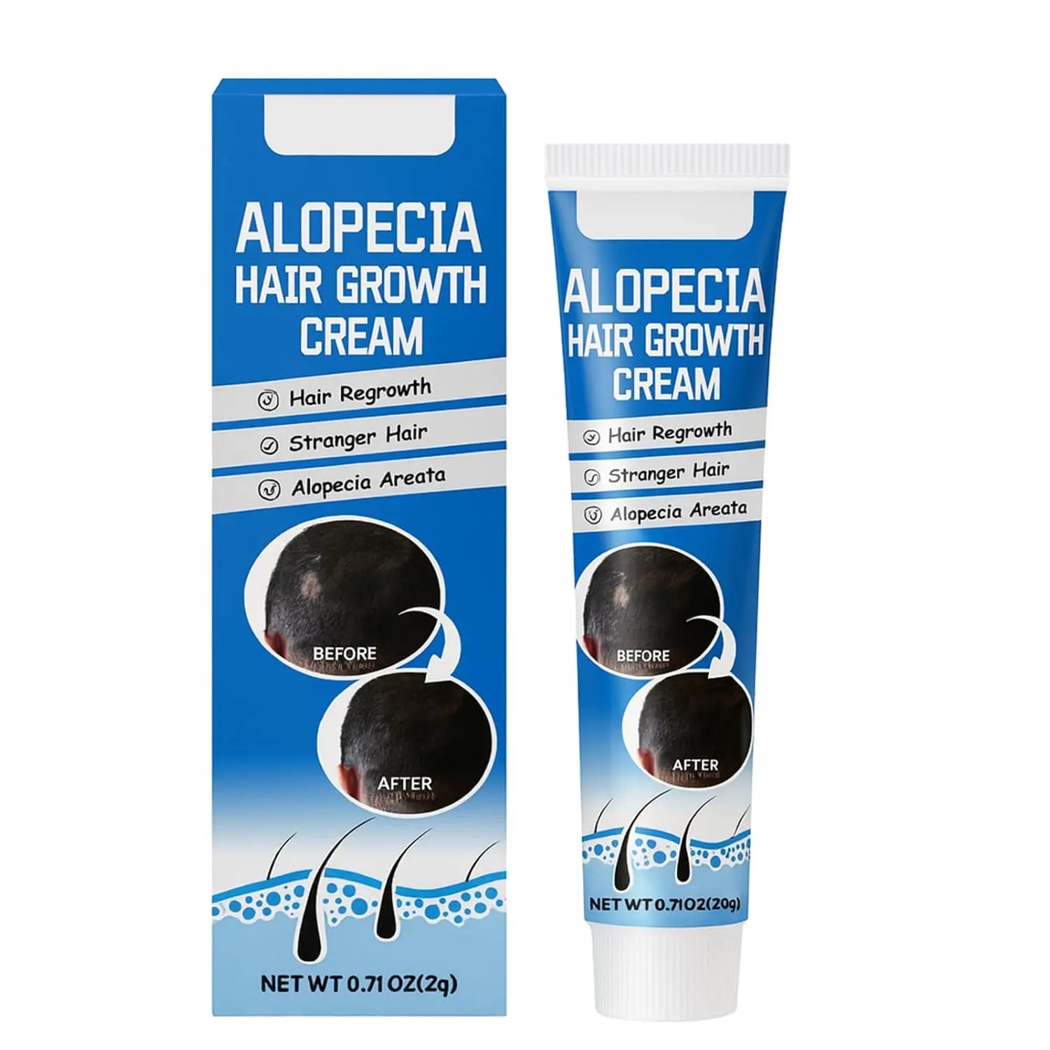 Alopecia Hair Growth Cream Herbal Scalp Care for Strong Hair Roots and Fuller Hair Regrowth Ifelshop