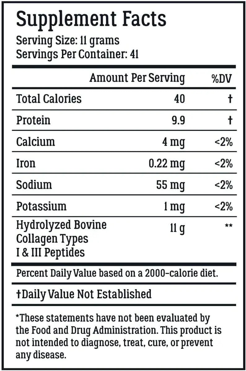 Live Conscious Collagen Peptides Powder Naturally-Sourced Hydrolyzed Collagen for Hair Skin Nails and Joint Support Type I and III Grass-Fed Collagen for Women and Men 16oz Ifelshop