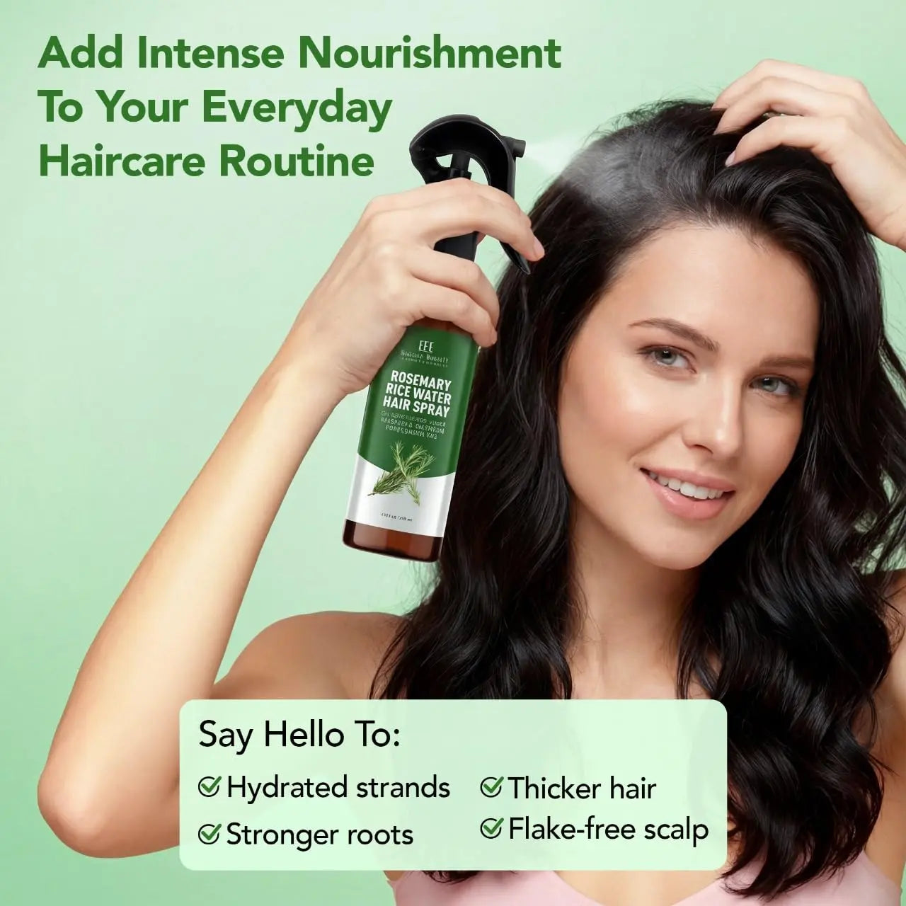 Botanic Hearth Rosemary Hair Growth Water Spray 6.8 fl oz, Korean Hair Care Oil for Scalp Detox, Hydration for Thinning Hair | Anti-Itch, Anti-Flake, Sulfate & Paraben Free Ifelshop