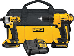 DEWALT 20V MAX Cordless Drill and Impact Driver, Power Tool Combo Kit with 2 Batteries and Charger (DCK240C2) Retailxpres