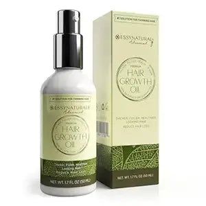 Essynaturals Hair Growth Oil with Biotin - Caffeine and Castor Oil for Fuller, Thicker, Longer Hair IFELSHOP