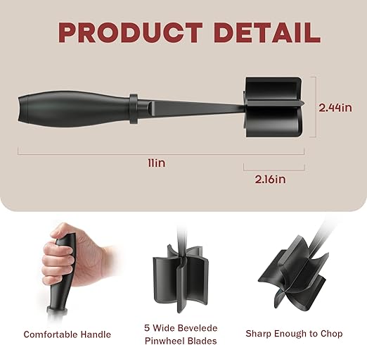 Premium Meat Chopper Utensil for Ground Beef, Hamburger, and Everyday Cooking Retailxpres