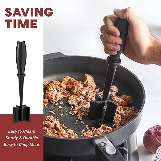 Premium Meat Chopper Utensil for Ground Beef, Hamburger, and Everyday Cooking Retailxpres