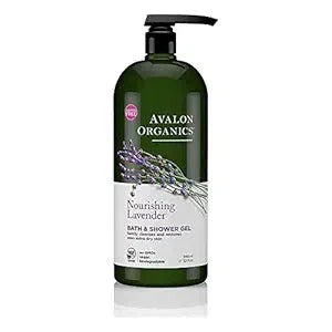 Avalon Organics Bath & Shower Gel, Nourishing Lavender, 32 Oz Retailxpres