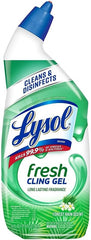 Lysol Toilet Bowl Cleaner Gel, For Cleaning and Disinfecting, Stain Removal, Forest Rain Scent, 24oz Retailxpres