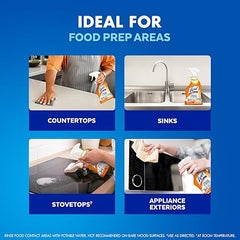 Lysol Pro Kitchen Spray Cleaner and Degreaser, Antibacterial All Purpose Cleaning Spray for Kitchens, Countertops, Ovens, and Appliances, Citrus Scent, 22oz Retailxpres
