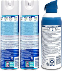 Lysol Bundle containing x2 Lysol Disinfectant Spray for Hard and Soft Surfaces, Crisp Linen, 19 Fl. Oz + Lysol Air Sanitizer Spray, For Air Sanitization and Odor Elimination, White Linen, 10 Fl. Oz Retailxpres