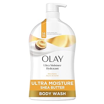 Olay Body Wash for Women, Ultra Moisture, 24hr Moisturizing, Hydrating & Refreshing, B3 Vitamin Complex, Free of Parabens & Phthalates, For All Skin Types, Shea Butter Scent, 33 fl oz Retailxpres