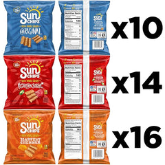 Sunchips Multigrain Chips Variety Pack, 40 Count Retailxpres