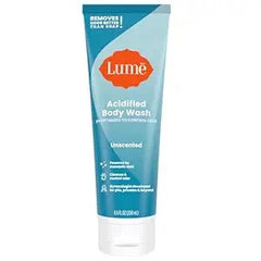 Lume Acidified Body Wash - 24 Hour Odor Control - Removes Odor Better than Soap - Moisturizing Formula - Formulated Without SLS or Parabens - OB/GYN Developed - 8.5 ounce (Unscented) Retailxpres