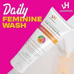 vH essentials, Ph Balanced Daily Feminine Wash, Tea Tree Oil & Prebiotic, 6, Fl Oz, (Pack Of 1) 54306 Clear Retailxpres