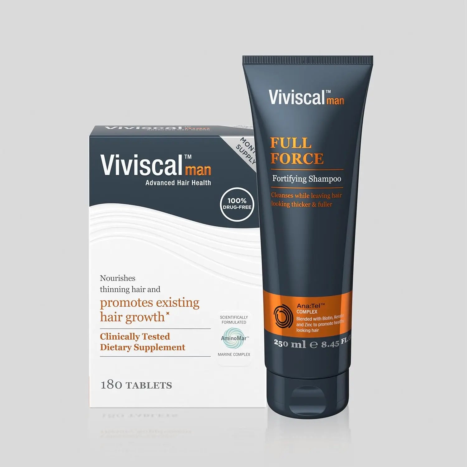 Viviscal Men’s Hair Growth Supplements – Clinically Proven Collagen Complex to Support Thicker, Fuller-Looking Hair, 3-Month Supply (180 Tablets) Ifelshop