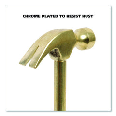 Great Neck 5-in-1 Carpenter's Hammer with Nesting Handle Containing Four Screwdrivers, 6.5" Long Gold Handle (GNS19006) Retailxpres