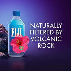 FIJI Natural Artesian Bottled Water 500mL / 16.9 Fl Ounce (Pack of 24) - 100% Natural Electrolytes Retailxpres