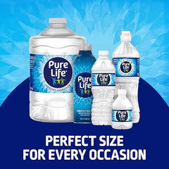 Pure Life Purified Water Bottles, 24 Pack - Still Bottled Water Enhanced with Minerals for a Crisp Taste, Plastic Bottles - 8 Fl Oz Retailxpres