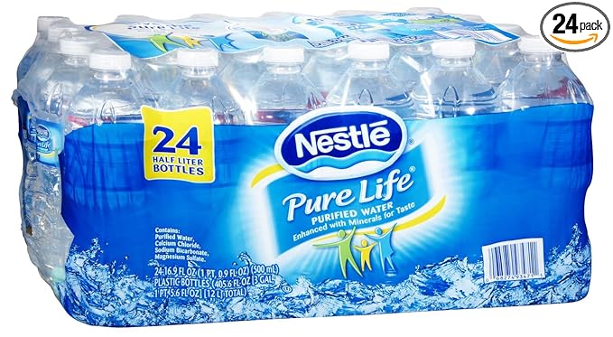 Pure Life 571863 Nestle Pure Life Water 16.9 Oz. 24/Carton (110109) Retailxpres