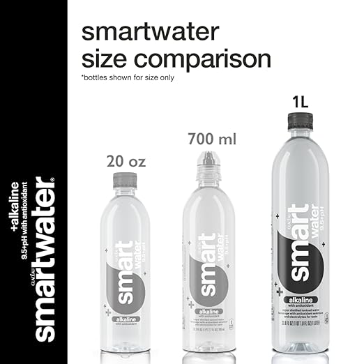 Smartwater alkaline with antioxidant 1L 6pk Retailxpres