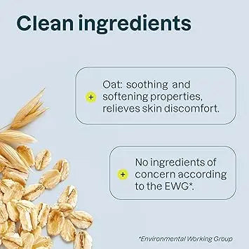 ATTITUDE Body Wash for Sensitive Skin with Oat, EWG Verified, Dermatologically Tested, Vegan, Extra Gentle, Unscented, 16 Fl Oz Retailxpres