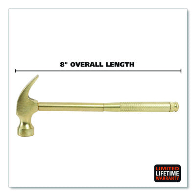Great Neck 5-in-1 Carpenter's Hammer with Nesting Handle Containing Four Screwdrivers, 6.5" Long Gold Handle (GNS19006)