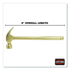Great Neck 5-in-1 Carpenter's Hammer with Nesting Handle Containing Four Screwdrivers, 6.5" Long Gold Handle (GNS19006)