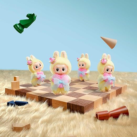 POP MART The Monsters Let's Checkmate Series-Vinyl Plush Hanging Card, Toys for Modern Home Decor, Collectible Toy Set for Desk Accessories, 1PC